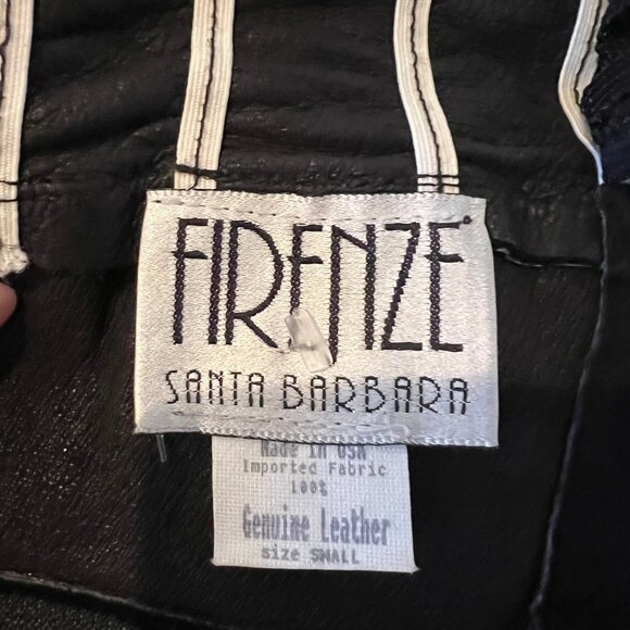 Y2K 90'S FIRENZE SANTA BARBARA SUEDE BUSTIER TOP SIZE S SMALL - Picture 4 of 5